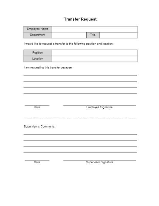 request for transfer pdf